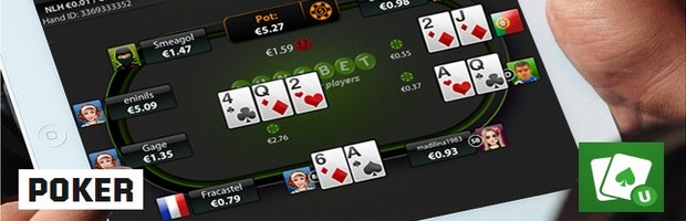 application mobile pour Unibet poker