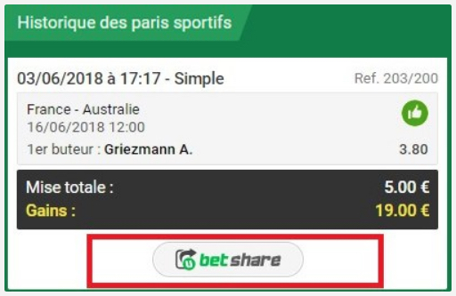 Bet Share Unibet