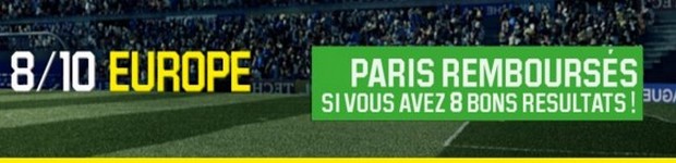 Grille foot 8/10 sur Unibet Sport