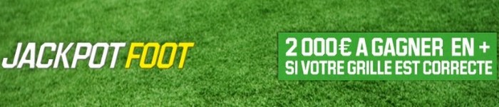 Unibet met en jeu 2.000€ avec le Jackpot Foot L1