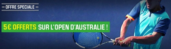 L'Open d'Australie de tennis sur Unibet