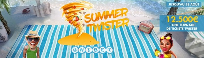 Les Summer Twister avec Unibet Poker