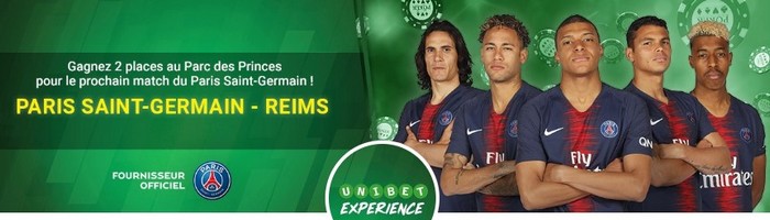 Remporter vos places pour les matchs du PSG avec Unibet Poker